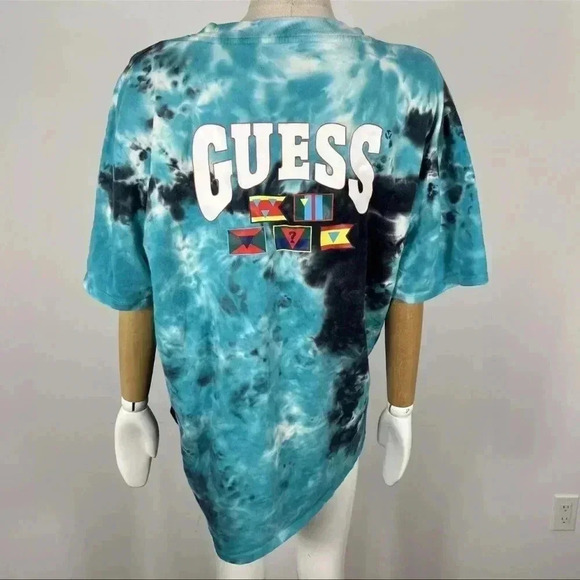 ❤️Vintage Guess Originals  Tie Dye T-Shirt Size Large Oversized - Picture 2 of 10